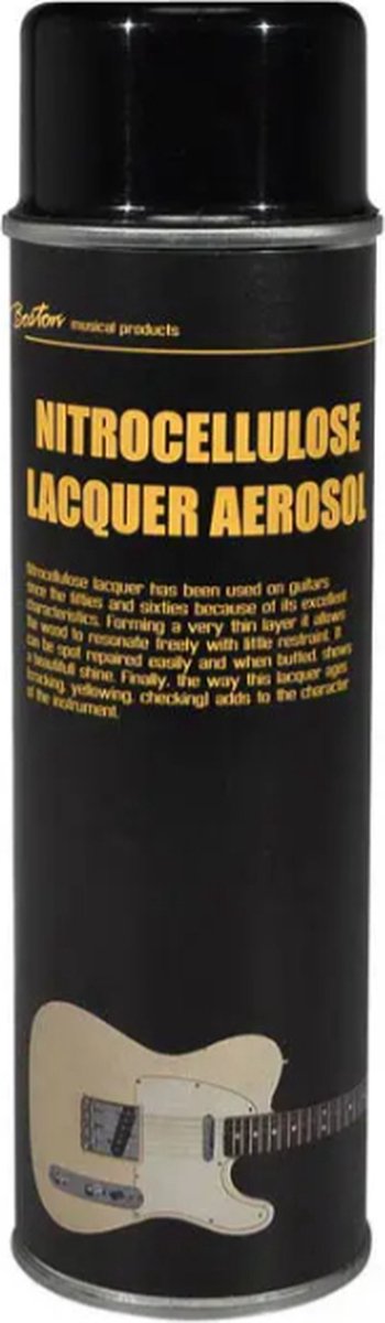 Boston NC-520-BK Nitrocellulose Lacquer Aerosol 500ml Black