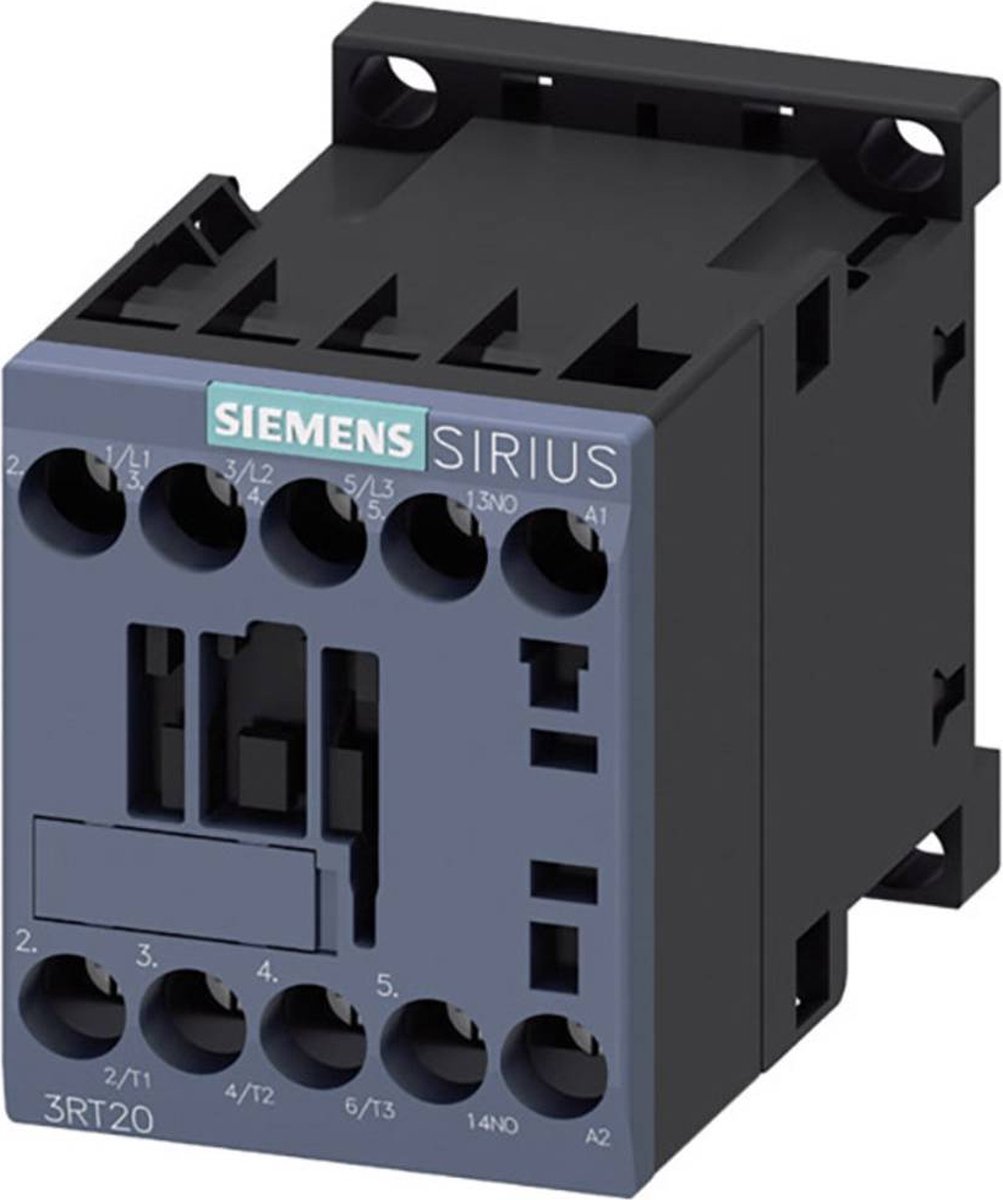 Siemens 3RT2017-1AP01 Contactor 3x NO 5.5 kW 230 V/AC 12 A Met hulpcontact 1 stuk(s)