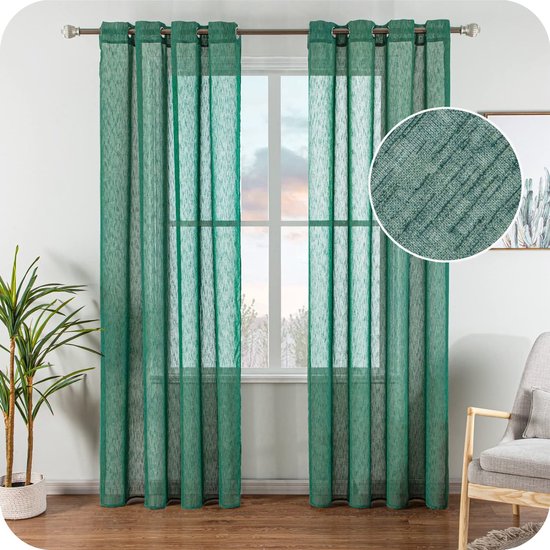 Rideau transparent - durable - rideau transparent de luxe pour chambre  salon salle à... | bol.com