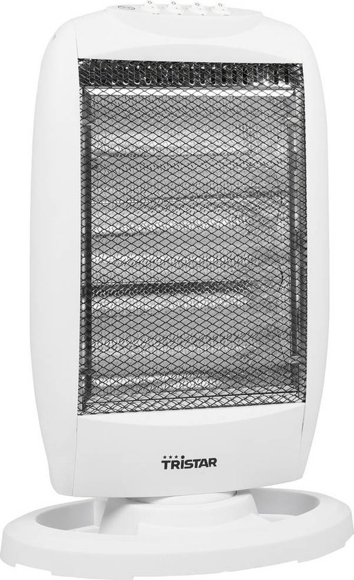 Tristar Straalkachel KA-5129 - Campingkachel - Halogeenverwarming - Warmtebereik 15 m² - 400W, 800W en 1200W van Tristar — afbeelding 4