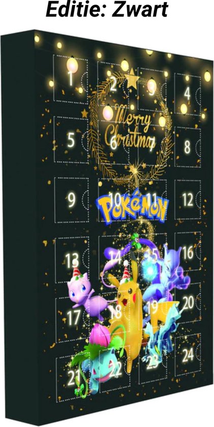 Calendrier De L’Avent Pokémon – 24 Figurines à Collectionner, Neuves