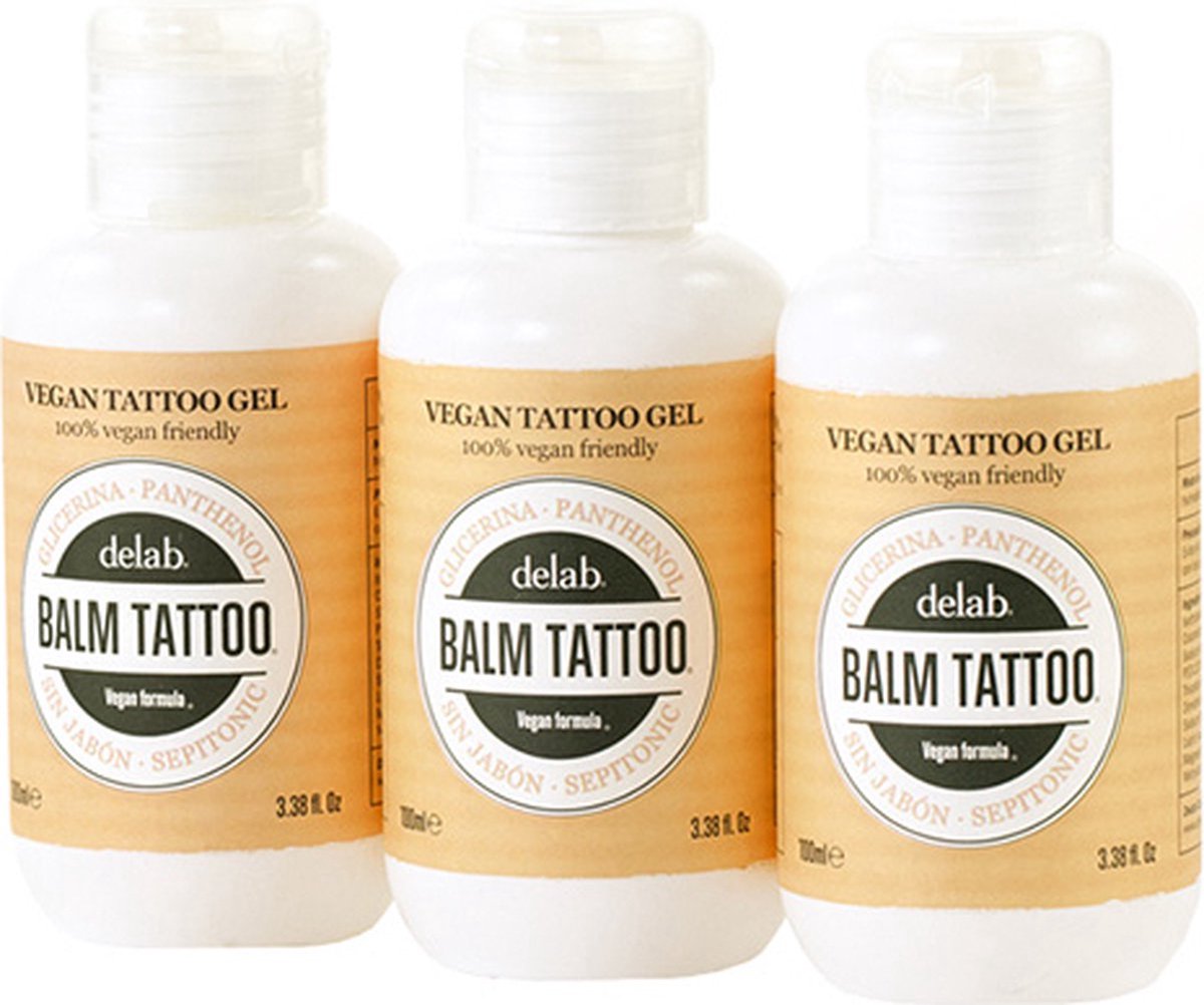 Balm Tattoo Vegan Gel 100 ml (3 stuks)