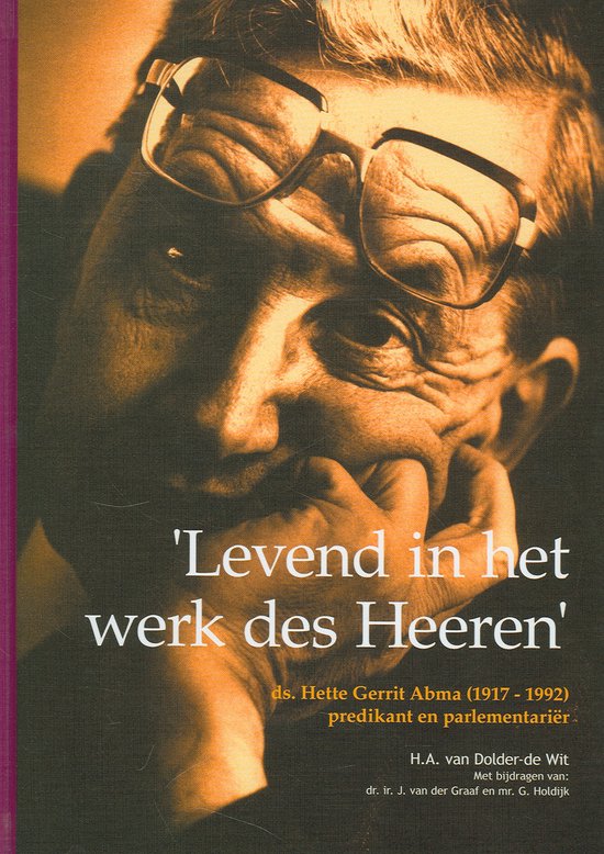 Cover van het boek 'Levend in het werk des Heeren' van J. van der Graaf