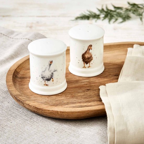 Royal Worcester Wrendale Designs Set 6 Decorazioni Presepe In Porcellana - 3