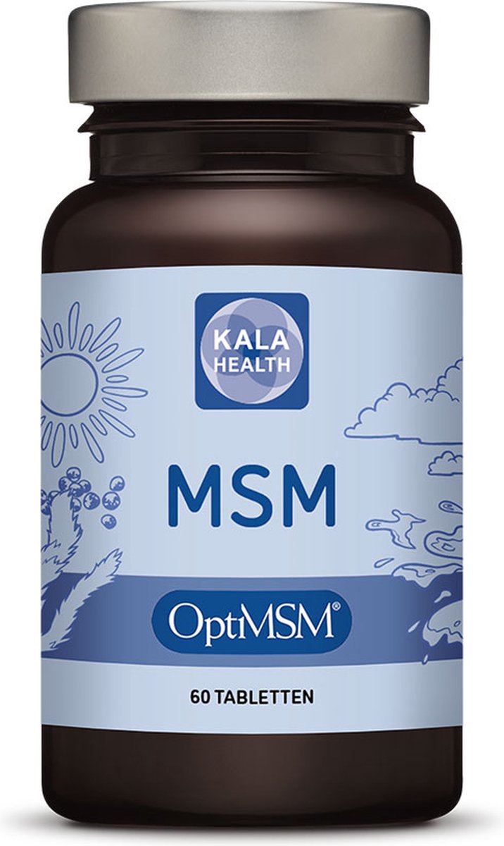 Goedkoopste OptiMSM® - 60 tabletten - de meest zuivere en best opneembare vorm van MSM - Kala Health