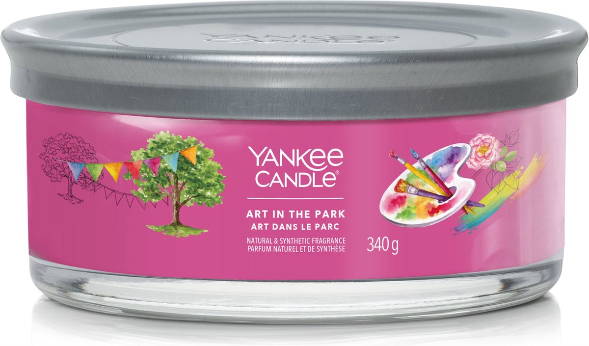 Yankee Candle Art In The Park Tumbler - 30 branduren - 5 lonten Roze