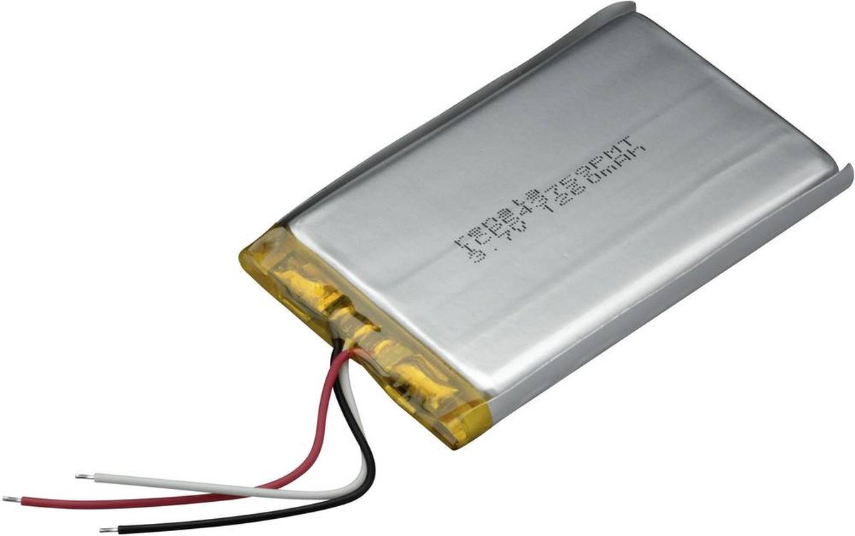 Renata ICP543759PMT Speciale oplaadbare batterij Prismatisch Kabel LiPo 3.7 V 1320 mAh
