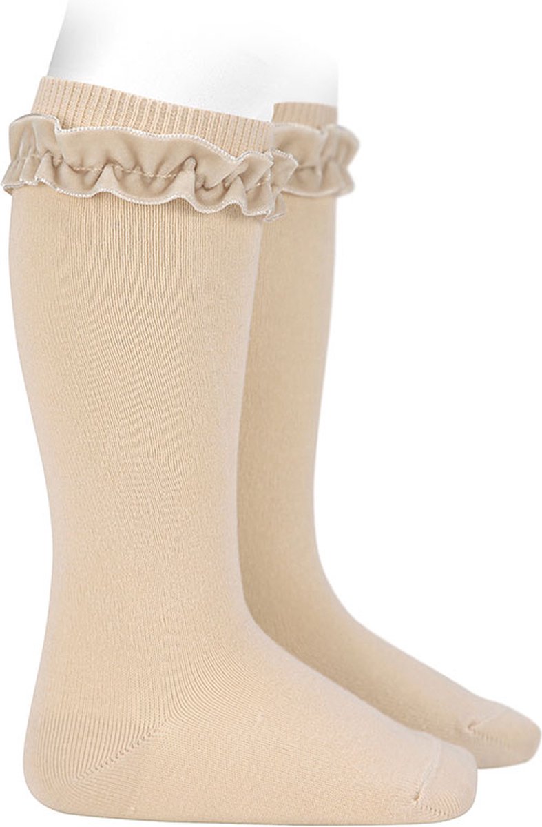 Cóndor Kniekous Velvet Roezel | 2459/2 | Linen/Beige | 35-38 | maat 10