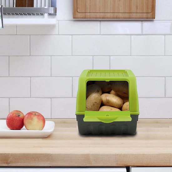 Tupperware VentilOfrais Vert - Boîte Conservation Fruits/Légumes 3.2L (Vintage)