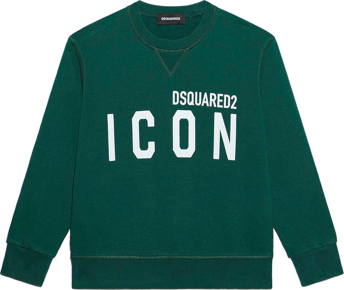 Dsquared2 Jongens Icon Sweater Groen maat 164