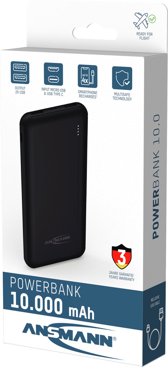 Ansmann Powerbank 10000 mAh PB212