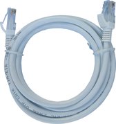Internetkabel 1 meter - CAT6 UTP kabel RJ45 - Grijs