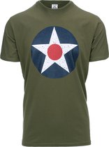 Fostex WWII Series - T-shirt U.S. Army Air Corps (kleur: Groen / maat: XL)