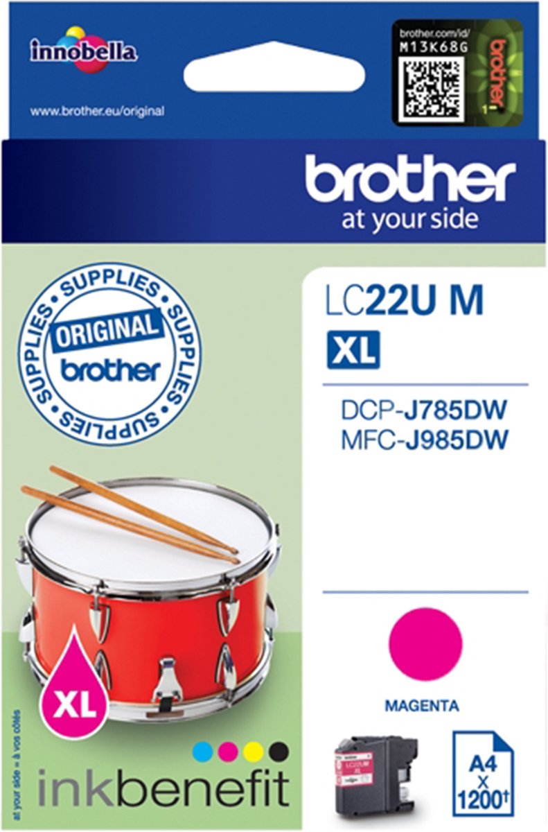 Brother - LC-22UM - Inktcartridge magenta