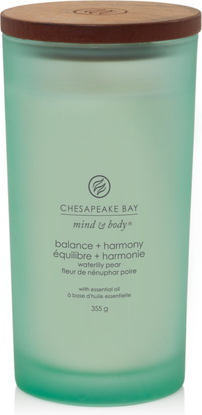 Chesapeake Bay Balance & Harmony - Waterlily Pear Large Candle