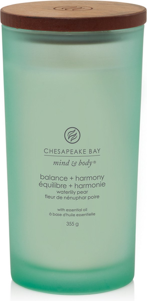 Chesapeake Bay Balance & Harmony - Waterlily Pear Grote Geurkaars - 70 branduren