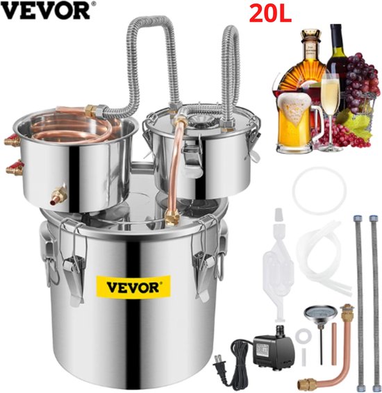 ZPSHYD Roestvrijstalen pompdispenser, roestvrij staal, alcohol