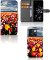 Portefeuille pour OnePlus 10T Coque Tulipes Cadeau pour la fête des mères