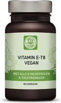 Vitamine E T8 Vegan - 60 capsules - Bevat alle 8 verschillende vormen van Vitamine E - Alle 8 tocotriënolen en tocopherolen - Kala Health