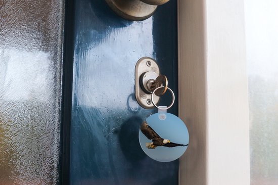 Porte-clés - Vogel - Aigle - Rapaces - Plastique - Rond - Cadeaux à distribuer