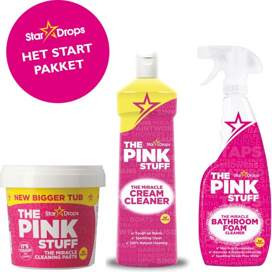 Stardrops Pack (The Pink stuff) - Pâte nettoyante - Cleaner crème - Mousse  de salle de