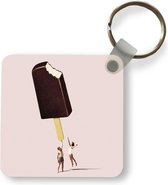 Porte-clés - Cadeaux - Glace - Chocolat - Pastel - Vintage - Plastique