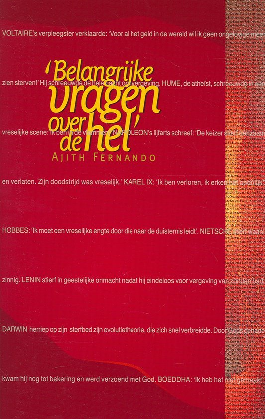 Cover van het boek ''Belangrijke vragen over de hel'' van Ajith Fernando
