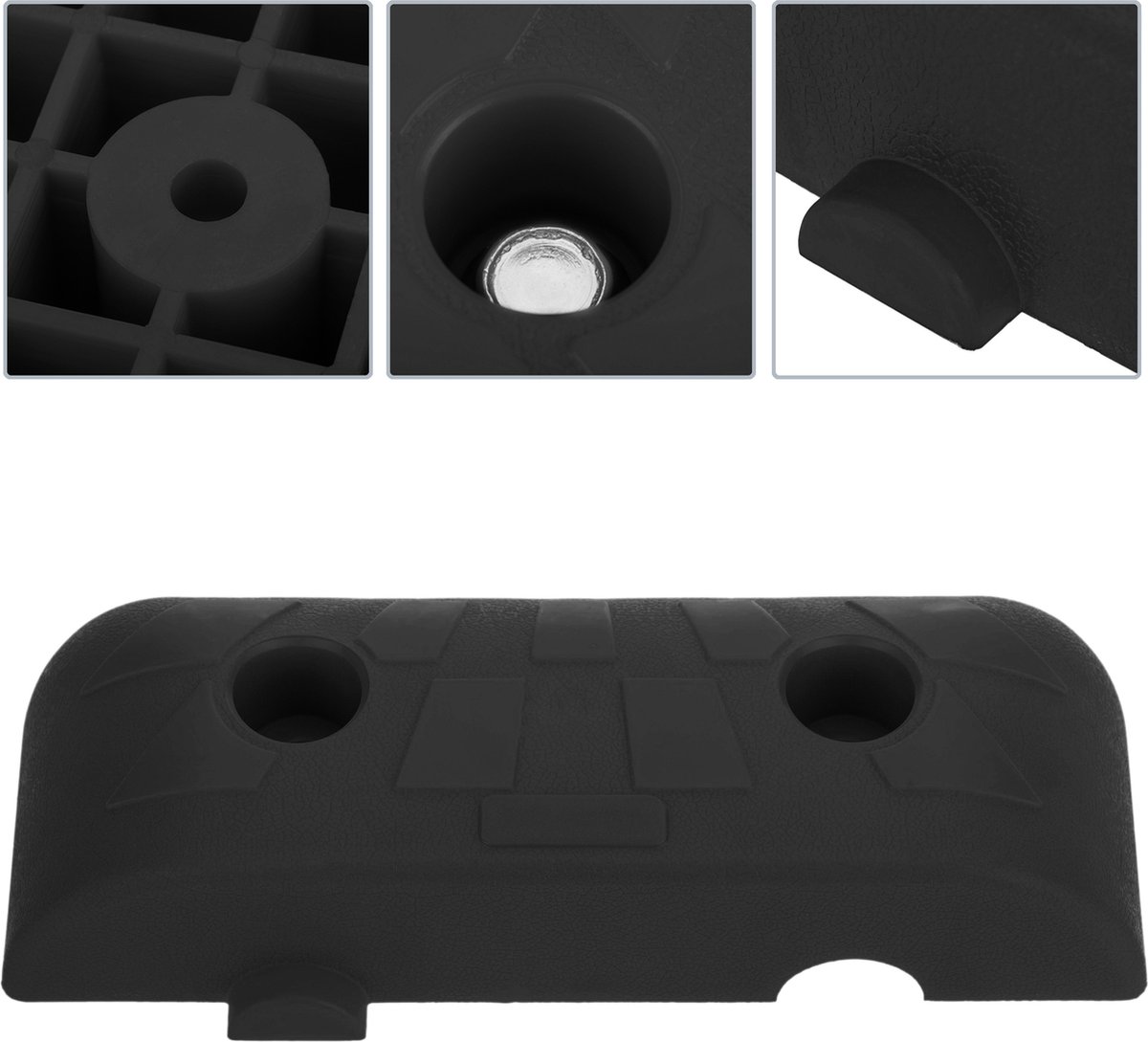 PrimeMatik Verkeersdrempel Voor Auto s 100 X 250 X 50 Mm Zwart Bol primematik-verkeersdrempel-voor-auto-s-100-x-250-x-50-mm-zwart-bol
