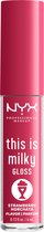 NYX Professional Makeup This Is Milky Gloss - Strawberry Horchata - Lipgloss - 4 ml