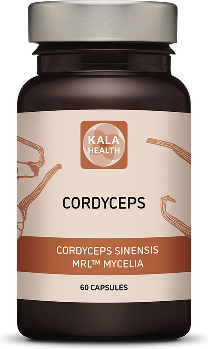 Goedkoopste Cordyceps Sinensis - 60 Capsules - Vegetarisch en van biologische teelt - Kala Health