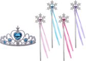 Ruban Baguette Magique Princesse - Paquet de 10 - Habillage Fille - Blauw