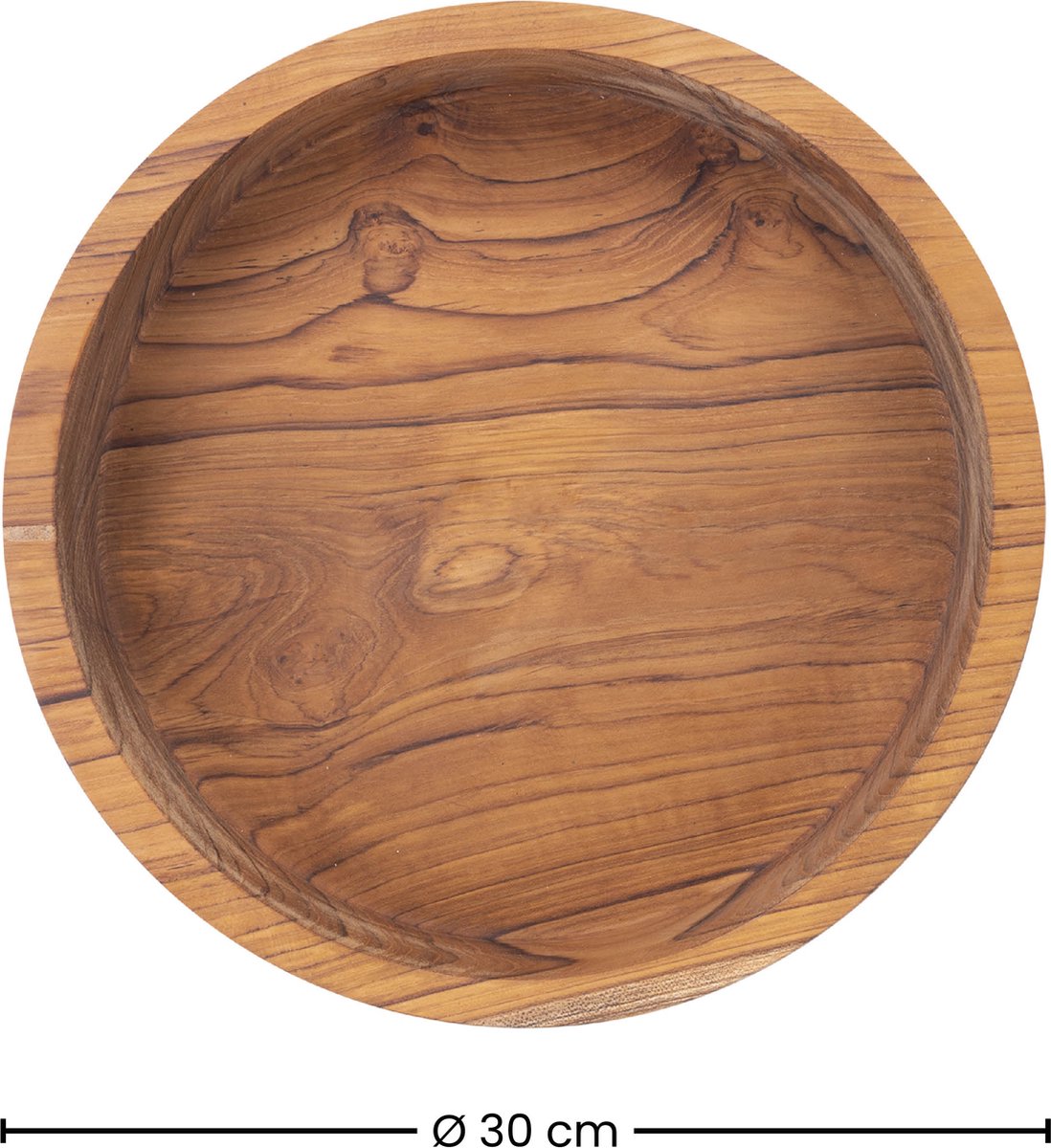 Bowls and Dishes Pure Teak Wood Schaal Houten Kom Houten