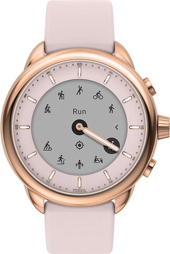 Fossil Gen 6 FTW7080 Hybrid Smartwatch Dames 44 mm bol