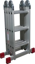 ALGA Vouwladder 4x3 sporten met platform