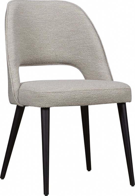 Woonexpress Stoel Blaricum - Stof - Naturel - 56 x 86 x 61 cm (BxHxD ...