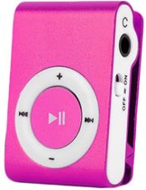 Mini MP3 Speler met Clip - Muziekspeler - Roze