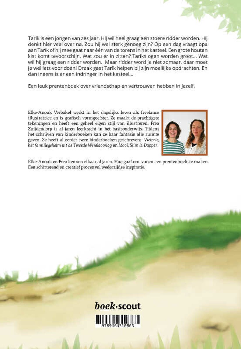 Ridder Tarik en Draak - back cover