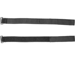 Velcro strap zwart