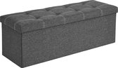 MIRA Home - Opbergkist - Opbergbox - Poef - Hocker - Woonkamer - Slaapkamer - 110x38x38