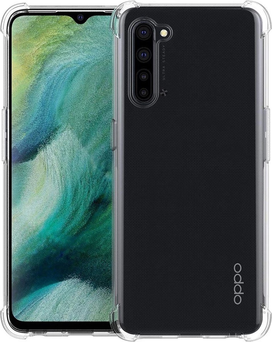 Ceezs Shockproof TPU hoesje met camera protectie Oppo Find X2 PRO - transparant