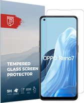 Rosso 9H Tempered Glass Screen Protector Geschikt voor Oppo Reno 7 | Glasplaatje | Beschermlaag | Beschermglas | 9H Hardheid