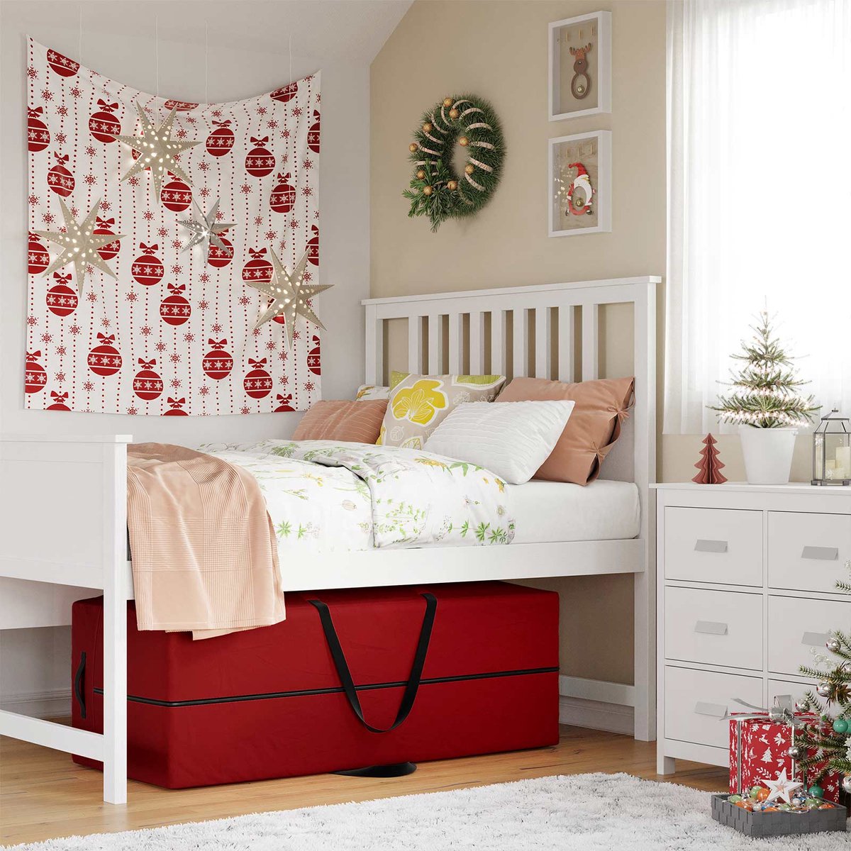 Ram® Red Extra Grote Kerstboom Opbergtas Geschikt voor