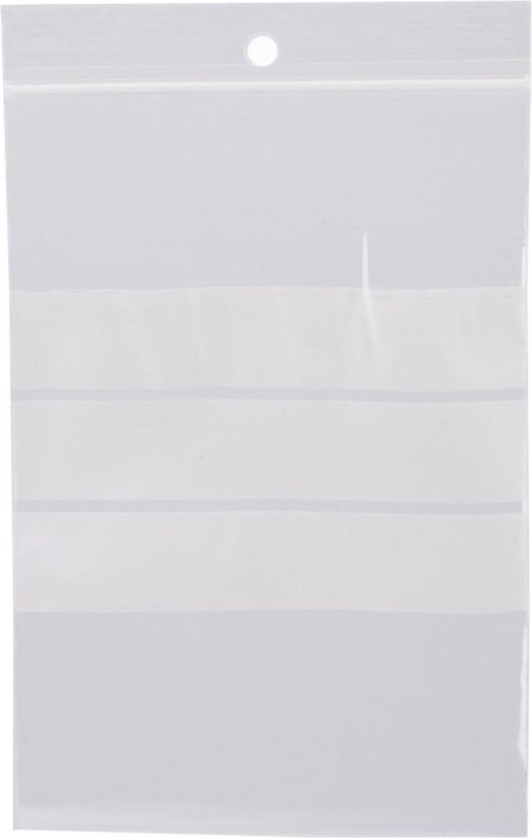 Gripzakjes 100x150 mm SCHRIJFVLAK 100 st