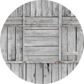 Toile cirée 160cm ronde Salinas gris