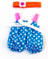 Miniland Vêtements de Poupée Fille Junior 21 Cm Blauw 2 Pièces