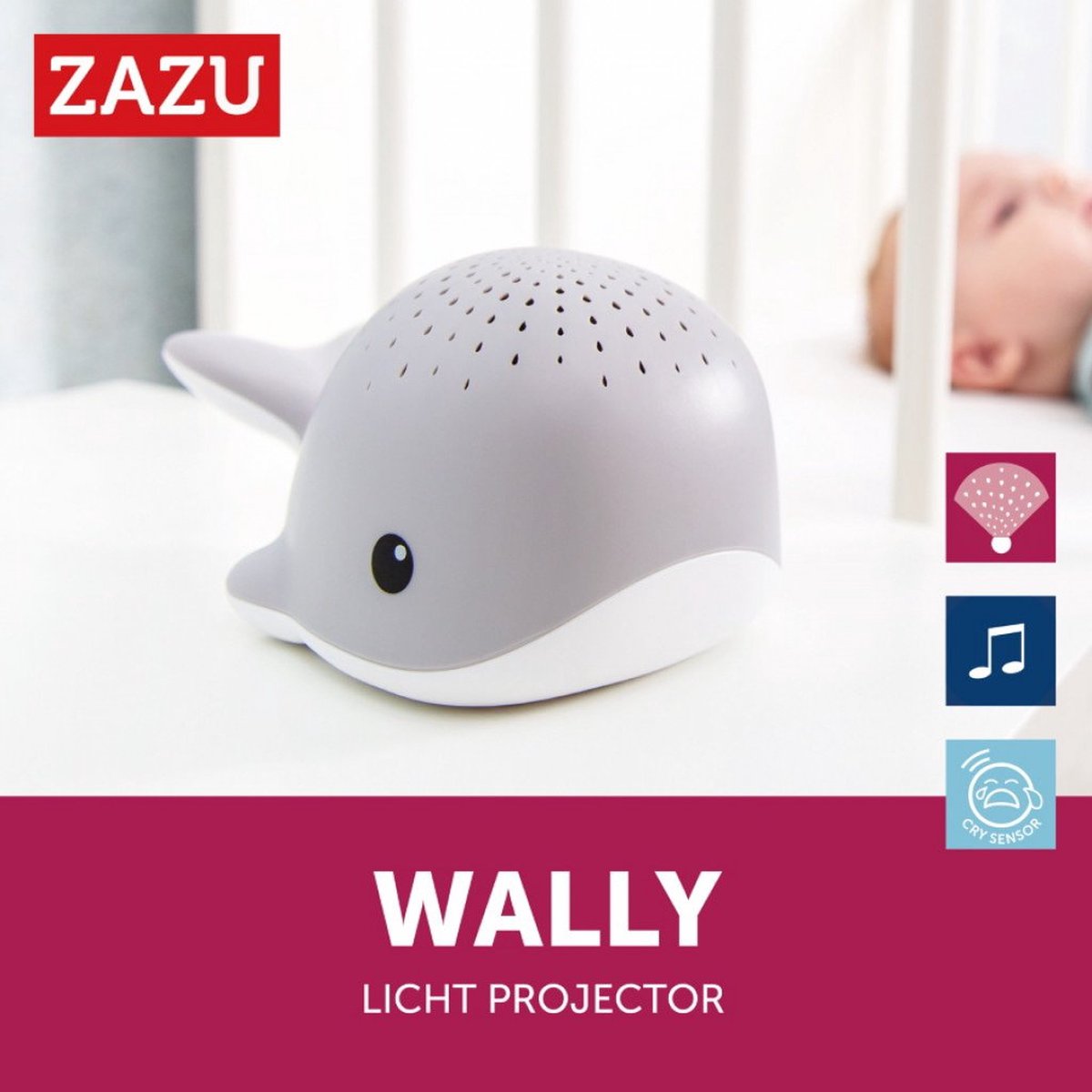 Zazu Wally Light Projector Slaaptrainers – foto 5