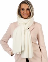 "LunaModi"-Wit-White-Sjaal Dames-Sjaal Heren-200*70 cm-Cashmere-Made In Italy-Heren-Sjaals Dames-Sjaals Voorjaar-ModeSjaal-Sjaals