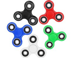 5 gekleurde Fidget Spinners metaal