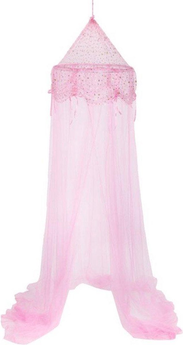 Bedhemel 250 cm Roze — afbeelding 4
