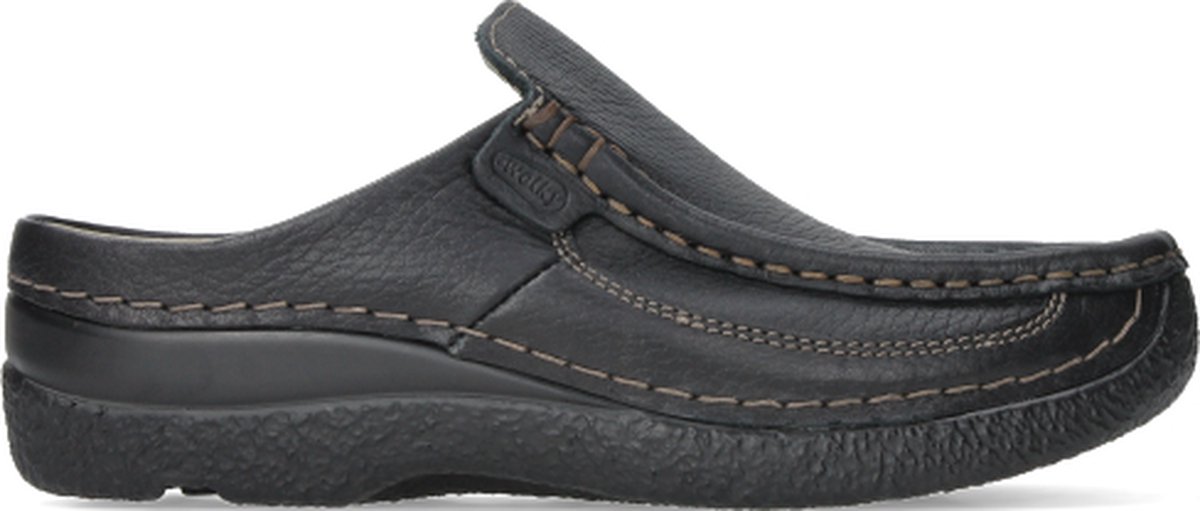 Wolky Comfortschoenen Roll Slide zwart leer | bol.com